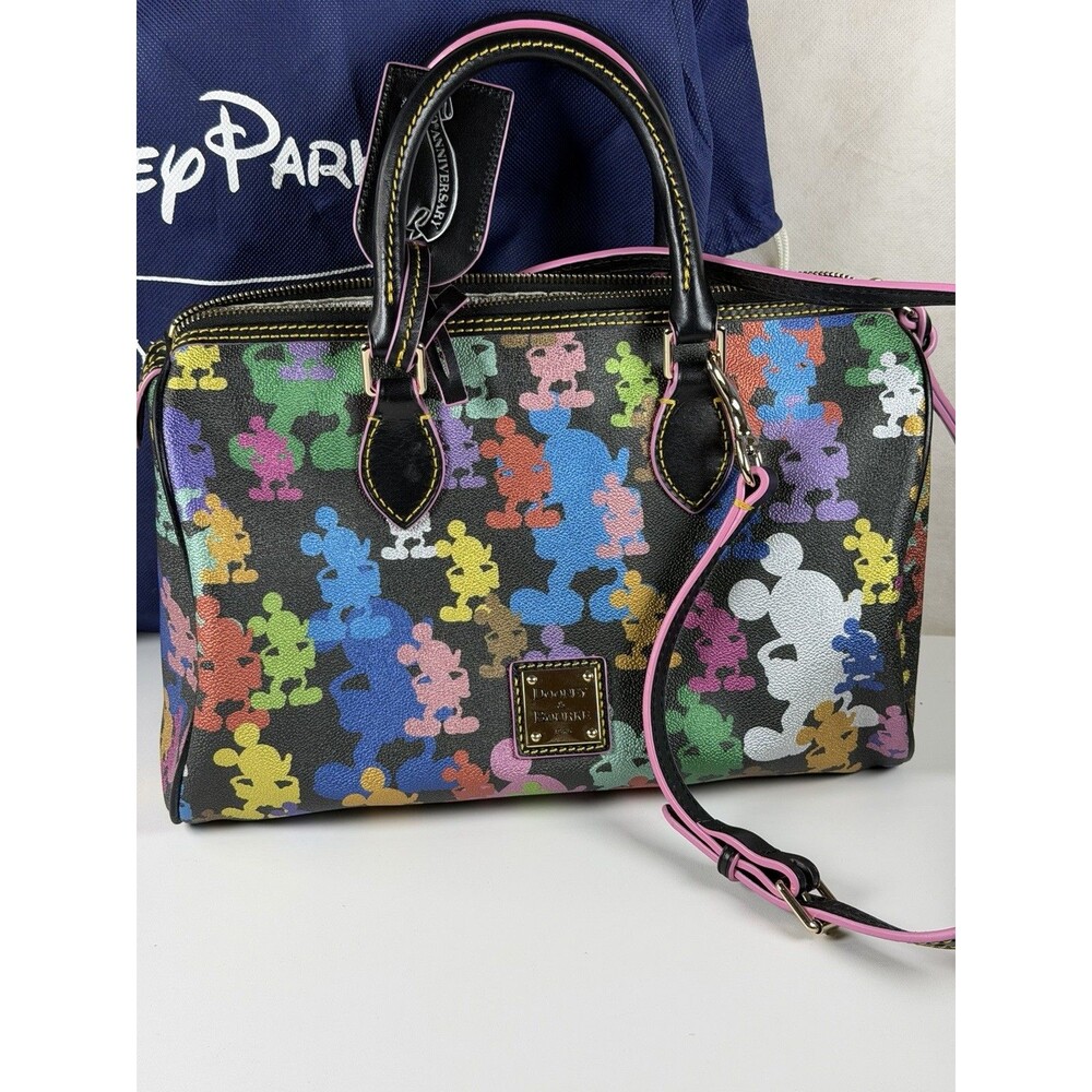 Disney Dooney & Bourke 10th Anniversary Wonder Mickey Mouse Satchel Bag Purse - Picture 2 of 12